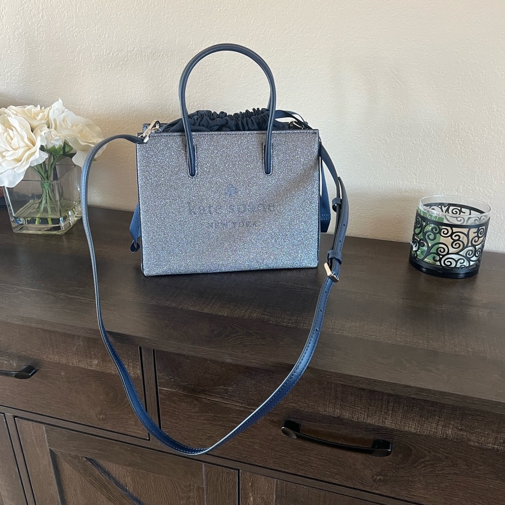 Kate Spade Trista Glitter Shopper Tote